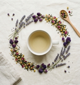 Lavender Green Tea
